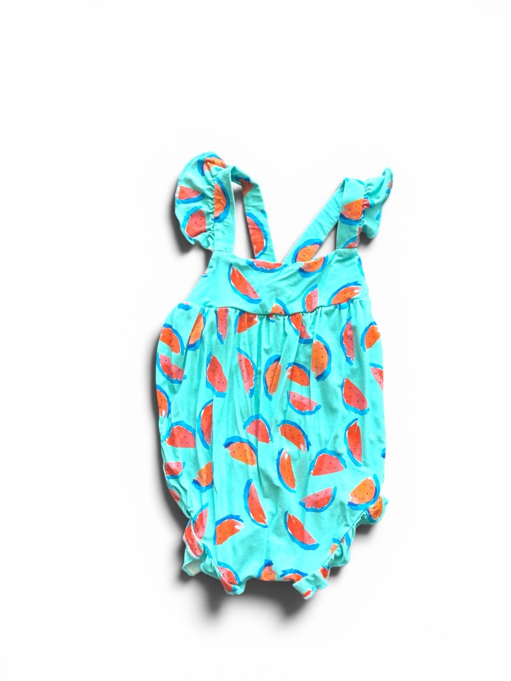 Sweet Bay Clothing Watermelon Bamboo Romper Toddler Girl Size 2T
